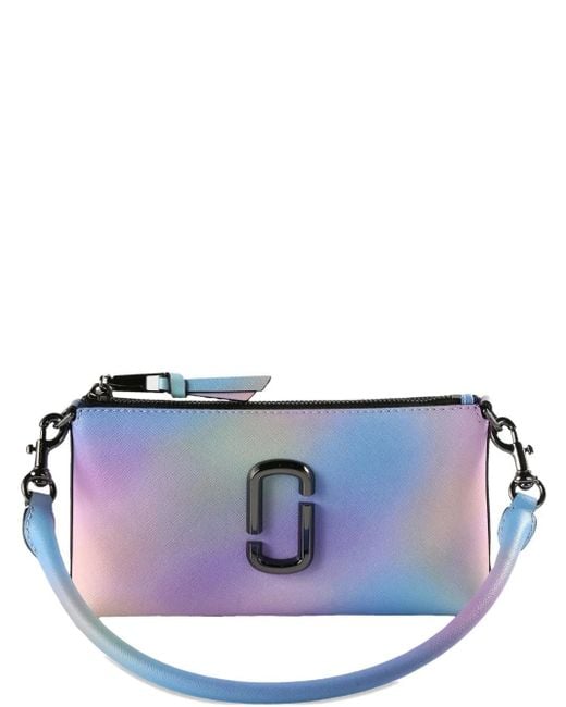 Marc Jacobs Blue The Snapshot Airbrush Clutch