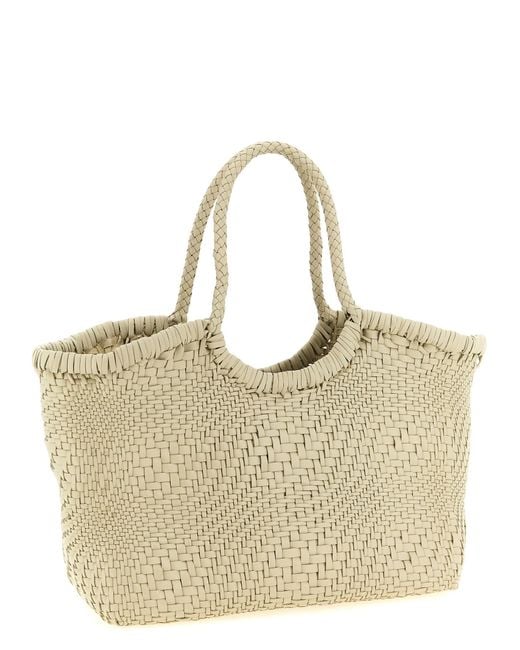 Dragon Diffusion Natural 'Nantucket Optical' Shoulder Bag