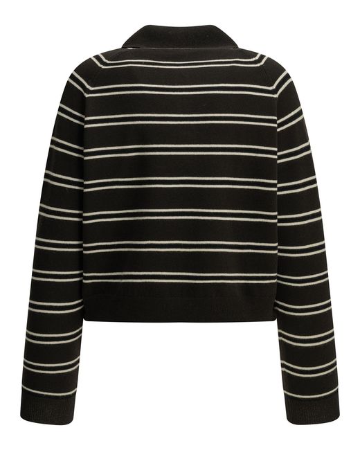IVY & OAK Black Merino Wool Knitwear