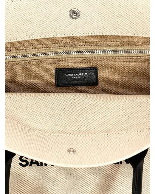 Saint Laurent Natural 'Rive Gauche North/South' Shopping Bag for men