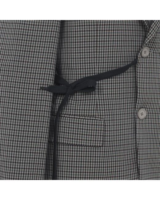 Balenciaga Brown Tailored Wrap Blazer