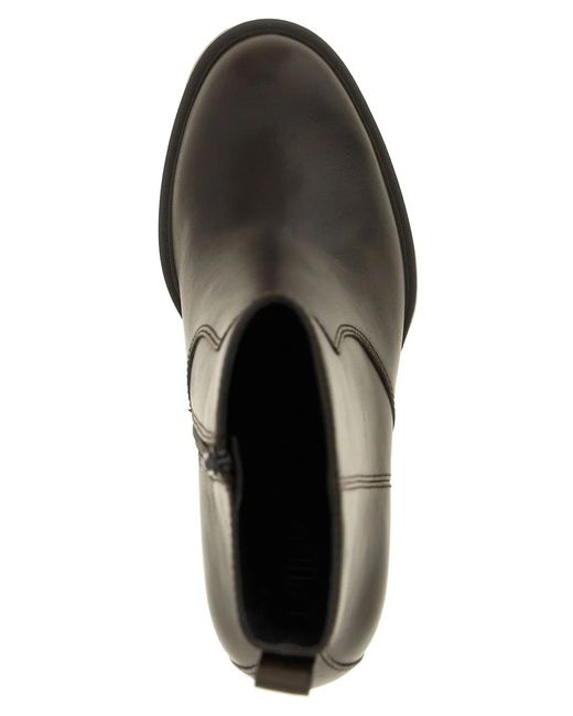 Pinko Brown 'Clara' Ankle Boots