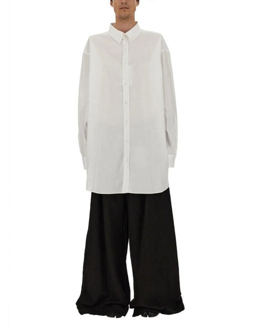 Maison Margiela White Oxford Shirt for men