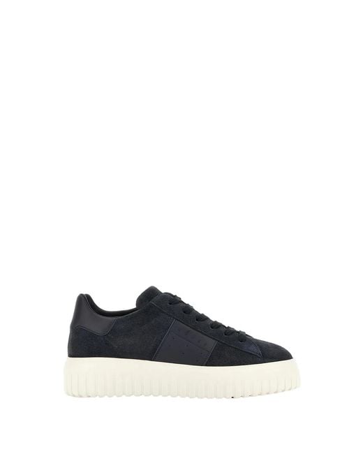 Hogan Blue Suede Sneakers for men