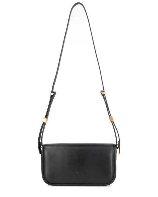 Pinko White Small "Love" Bag