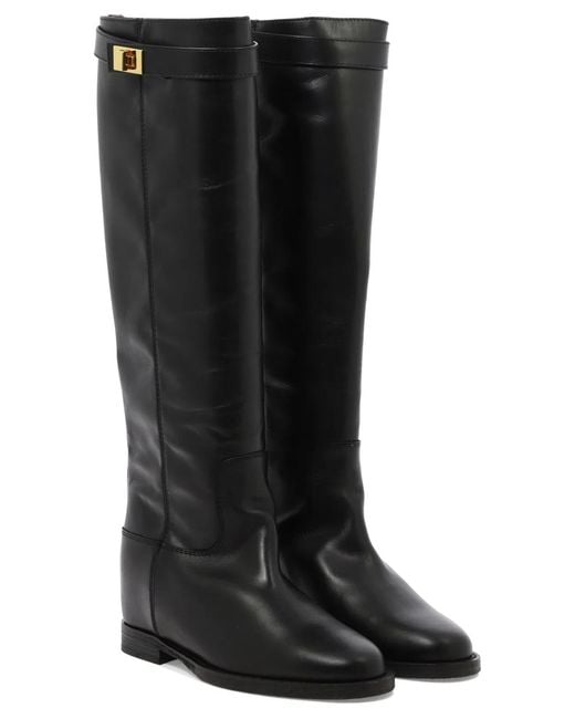 Via Roma 15 Black Boots & Ankle Boots