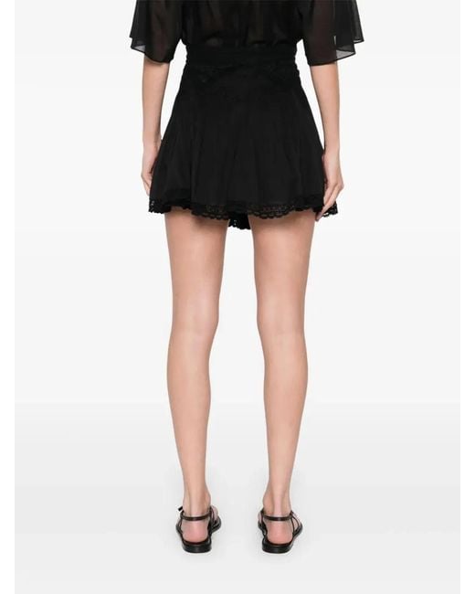 Isabel Marant Black Goldie Short Skirt