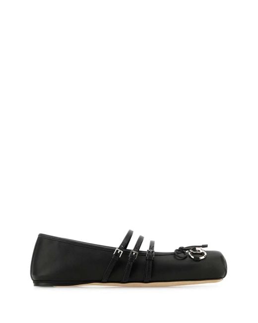 Gucci Black Ballet Leather, L.S
