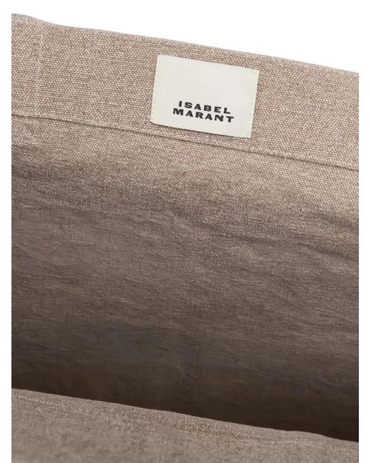 Isabel Marant Gray Moss Cotton Handbag