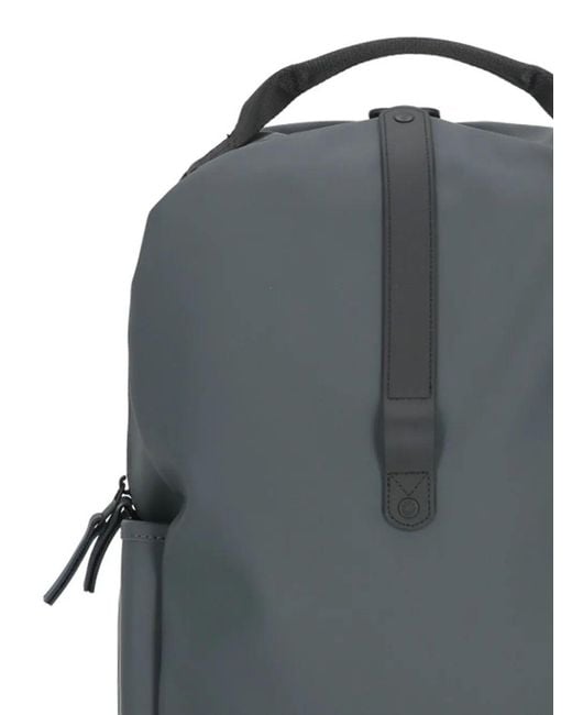 Rains Blue Clip Front Backpack