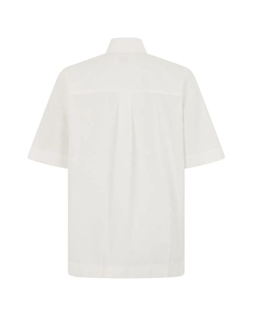 Bottega Veneta White Short Sleeve Shirt