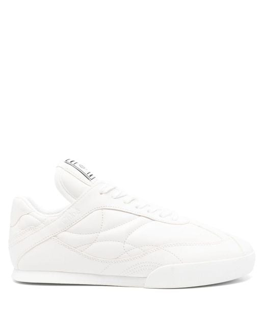 Chloé White Chloè Kick Leather Sneakers