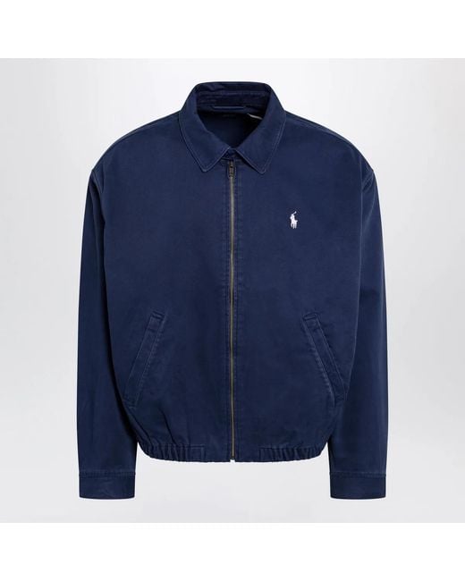 Polo Ralph Lauren Blue Zip-Up Jacket for men