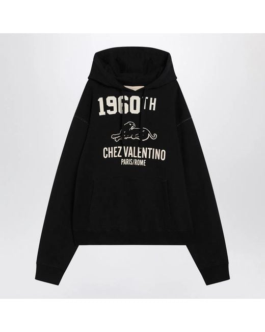 Valentino Black Sweater 1960 Chez for men