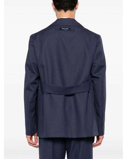 Fendi Blue Giacca for men