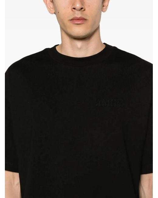 Amiri Black Oversized Tee for men