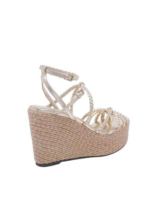 Jimmy Choo Natural Nyra Wedges