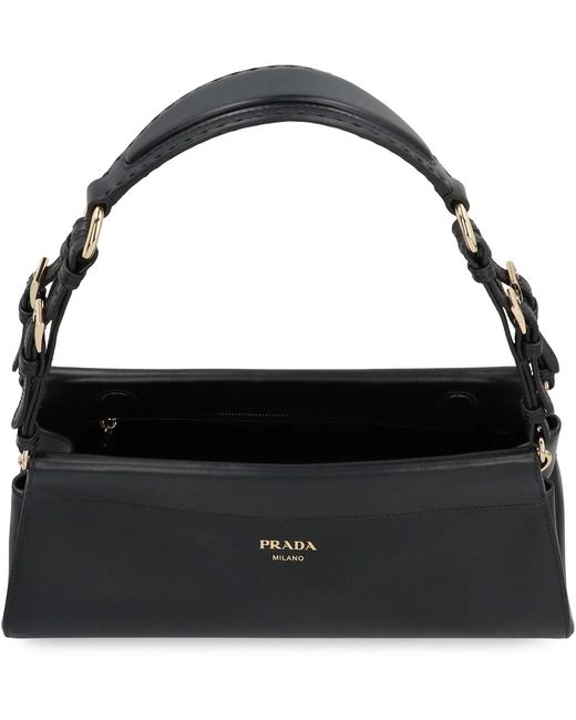 Prada Black Enchaîné Medium Leather Bag