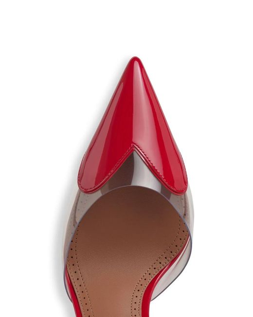 Alaïa White Heart Wedge Mules