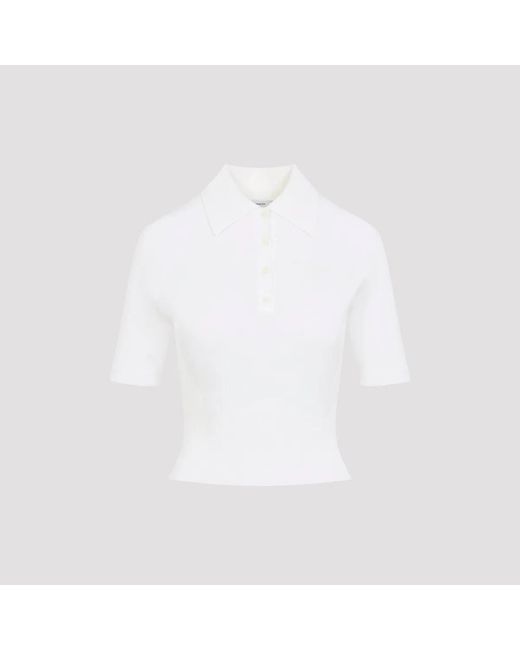 Givenchy White Ivory Knit Polo