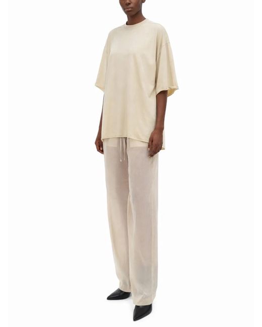 Rick Owens Natural Pants "Dietrich"