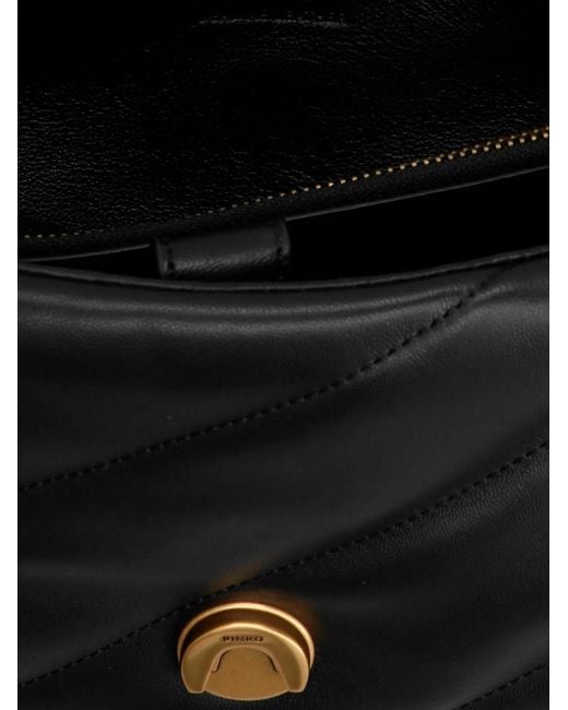Pinko Black 'Classic Love Puff' Crossbody Bag
