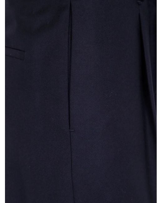 Lardini Blue Regular Fit Knit Trousers for men