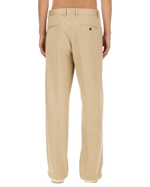 Lanvin Natural Twisted Chino Pants for men