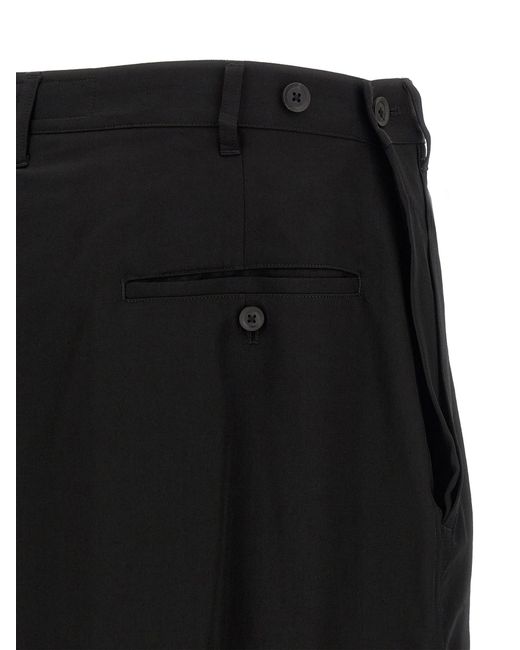 Yohji Yamamoto Black 'Hakama' Pants for men