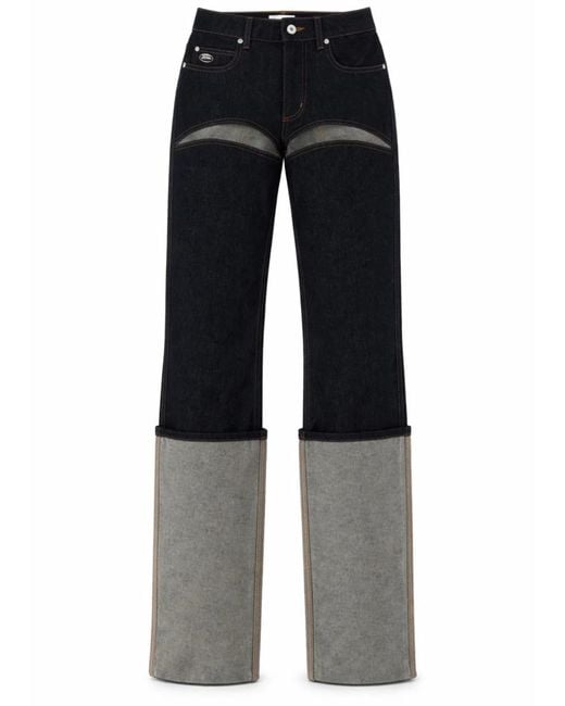 Jean Paul Gaultier Black Pants With Cuts