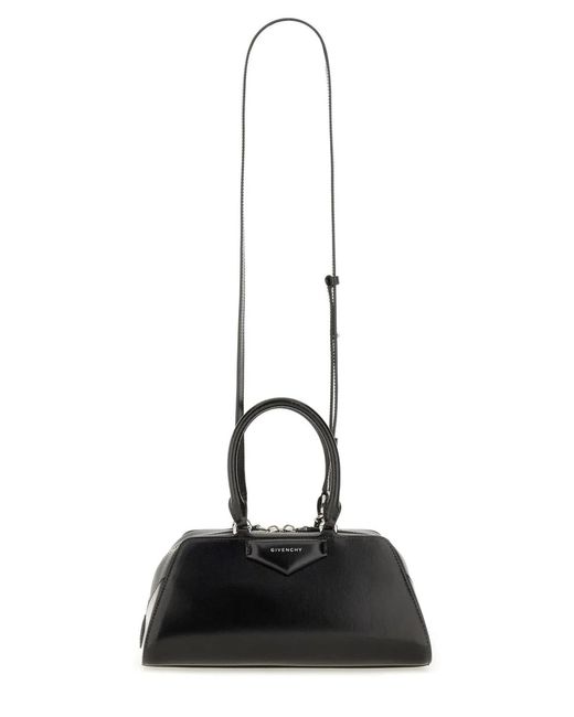 Givenchy Black "Antigona East-West" Bag Small