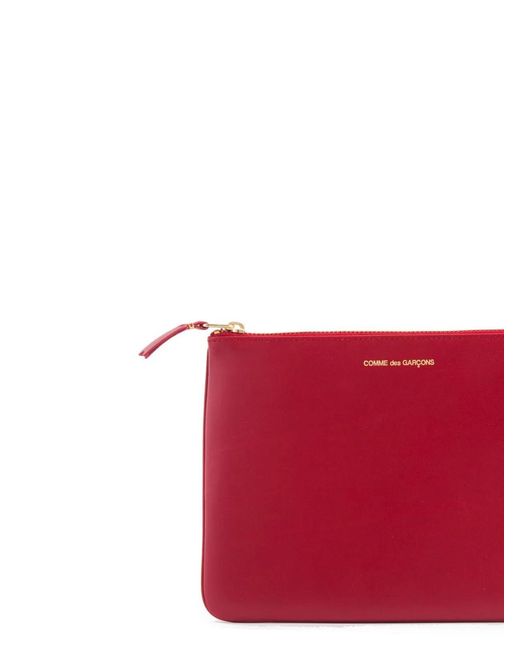 Comme des Garçons Red Wallet Classic Plain Wallet
