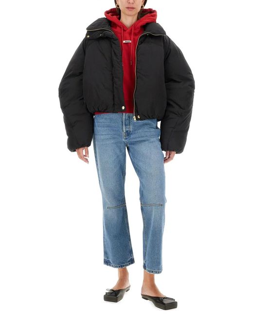 Jacquemus Black La Doudoune Courte Caraco Down Jacket