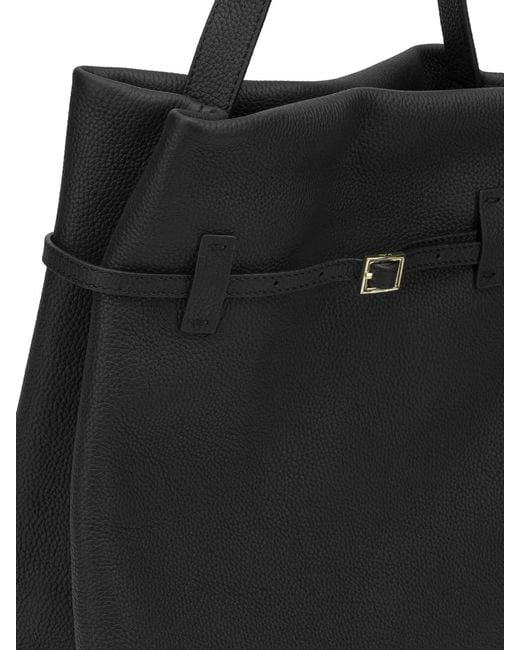 MANU Atelier Black "Tote Du Jour" Medium Shoulder Bag