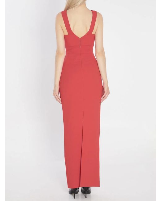 Solace London Red Nalani Maxi Dress
