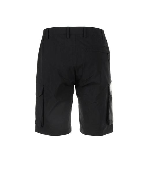 People Of Shibuya Black Bermuda Shorts for men