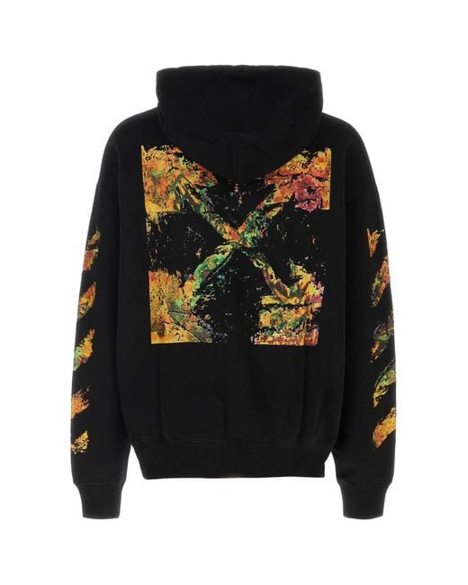 Off-White c/o Virgil Abloh Black Off Cotton Sweatshirt for men