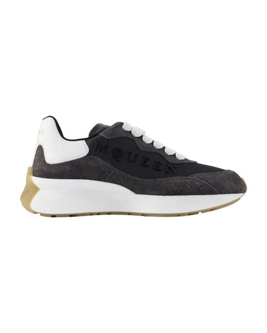 McQueen Blue Sprint Runner Sneakers for men