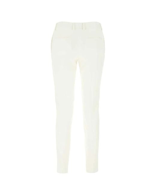 Saint Laurent White Pantalone