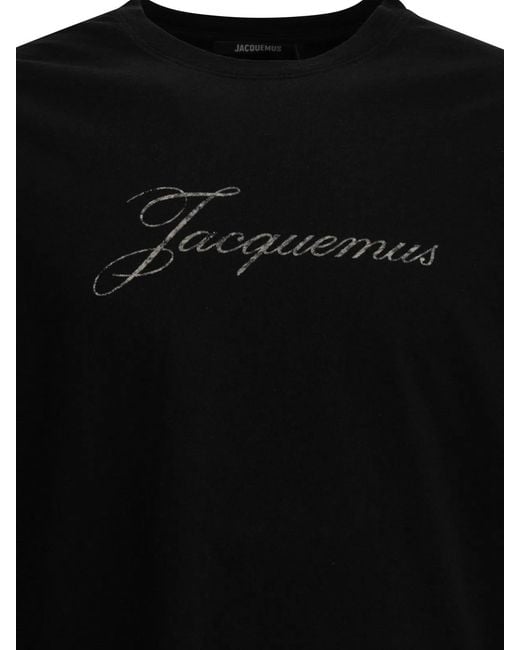 Jacquemus Black Crew-Neck T-Shirt