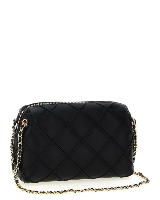 Tory Burch Black 'Fleming' Small Crossbody Bag