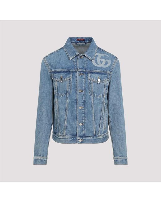 Gucci Blue Denim Jacket for men