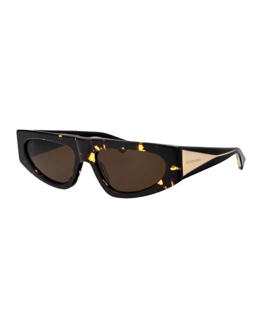 Bottega Veneta Brown Acetate Havana Sunglasses