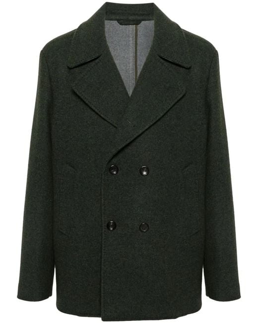 Etro Green Peacoat W/Welt Pockets And Sleeve's for men