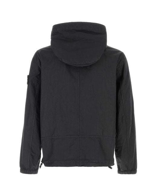 Stone Island Black Jacket for men