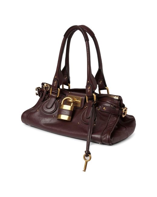 Chloé Brown Paddington Leather Tote Bag