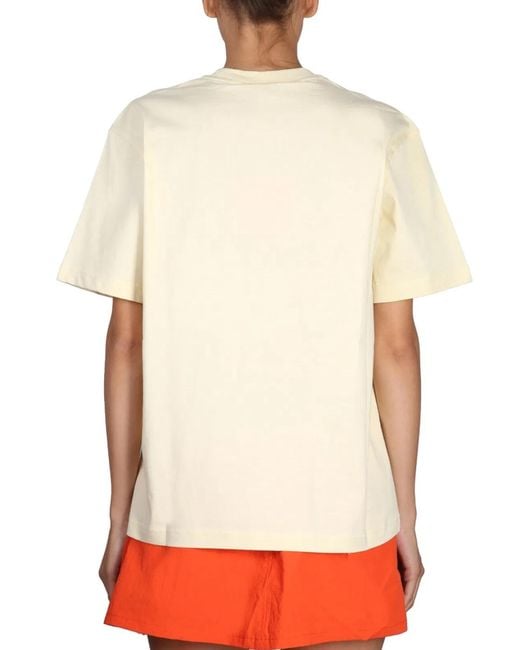 Sunnei White Crewneck T-Shirt