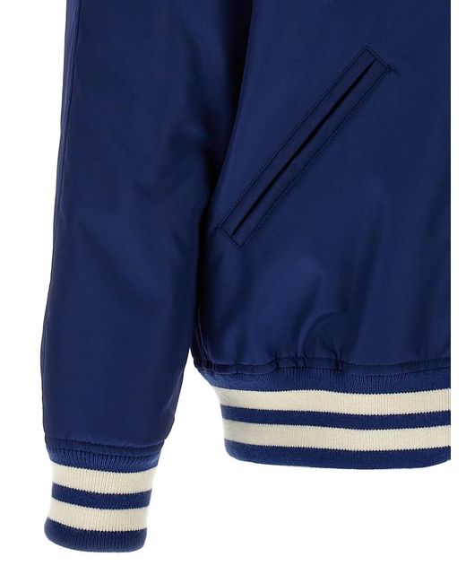 Valentino Garavani Blue 'Chez Bomber Jacket for men