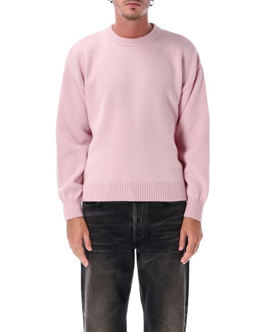 COLORFUL STANDARD Pink Oversized Merino Crewneck