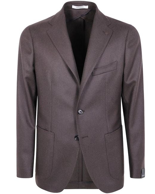 Tagliatore Brown "Montecarlo" Jacket for men